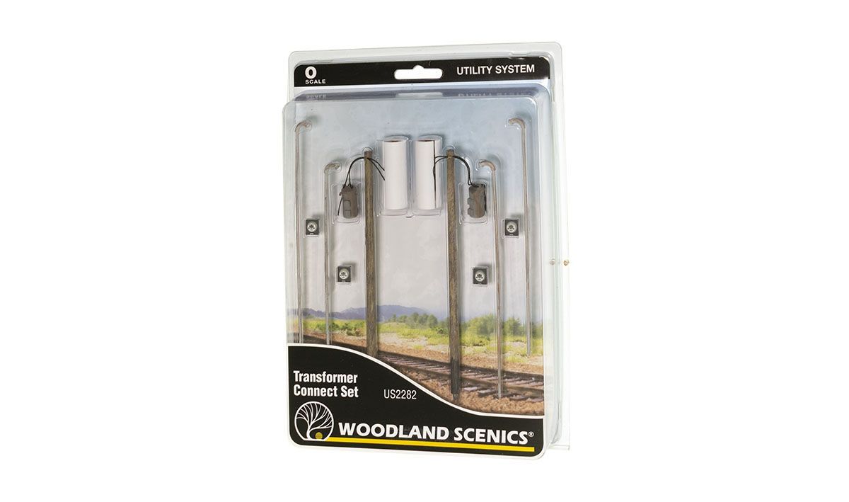 Blister pack of silver metal fence posts or rail supports on a retail display card.