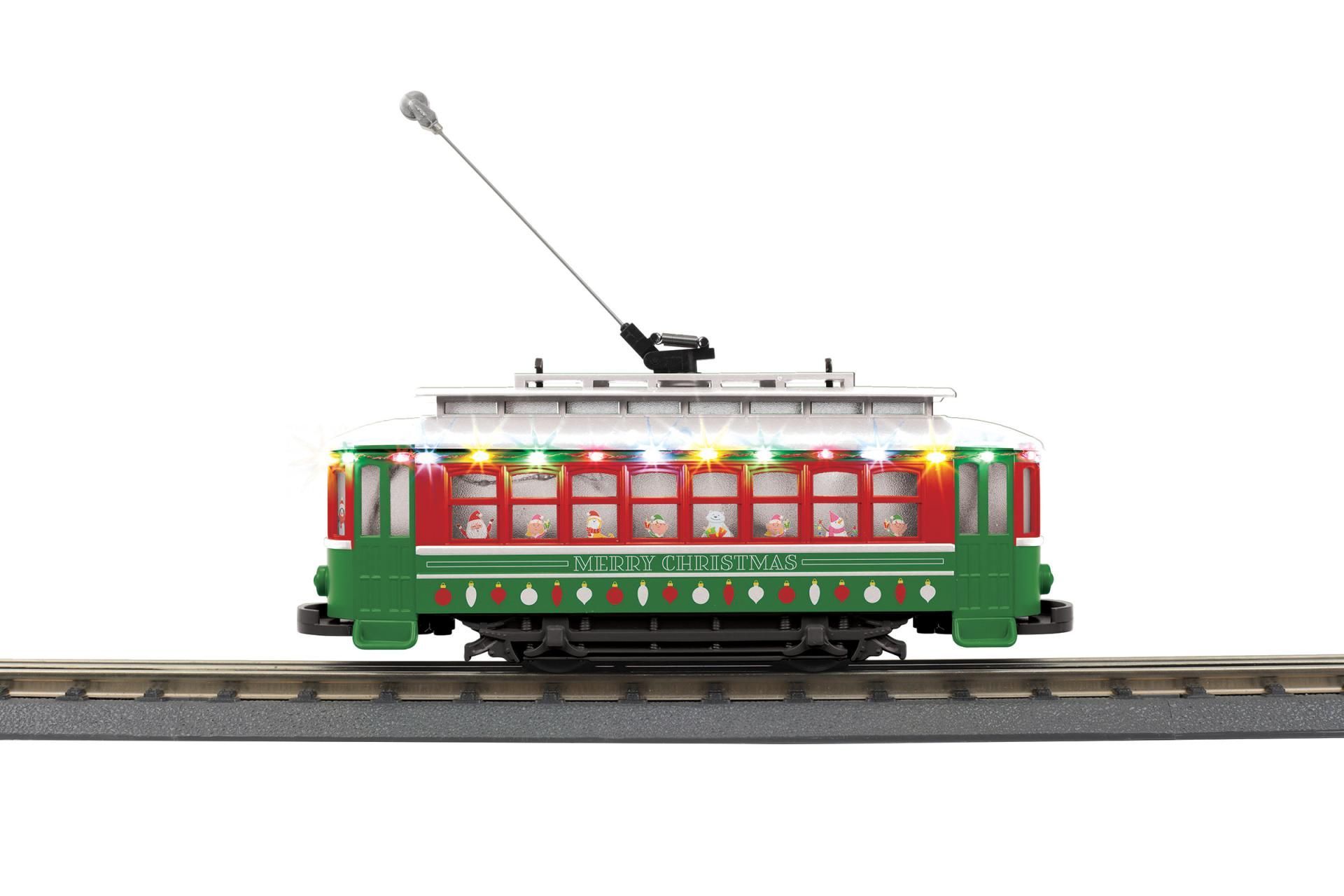30-5266 Christmas Bump-N-Go Trolley w/LED Lights