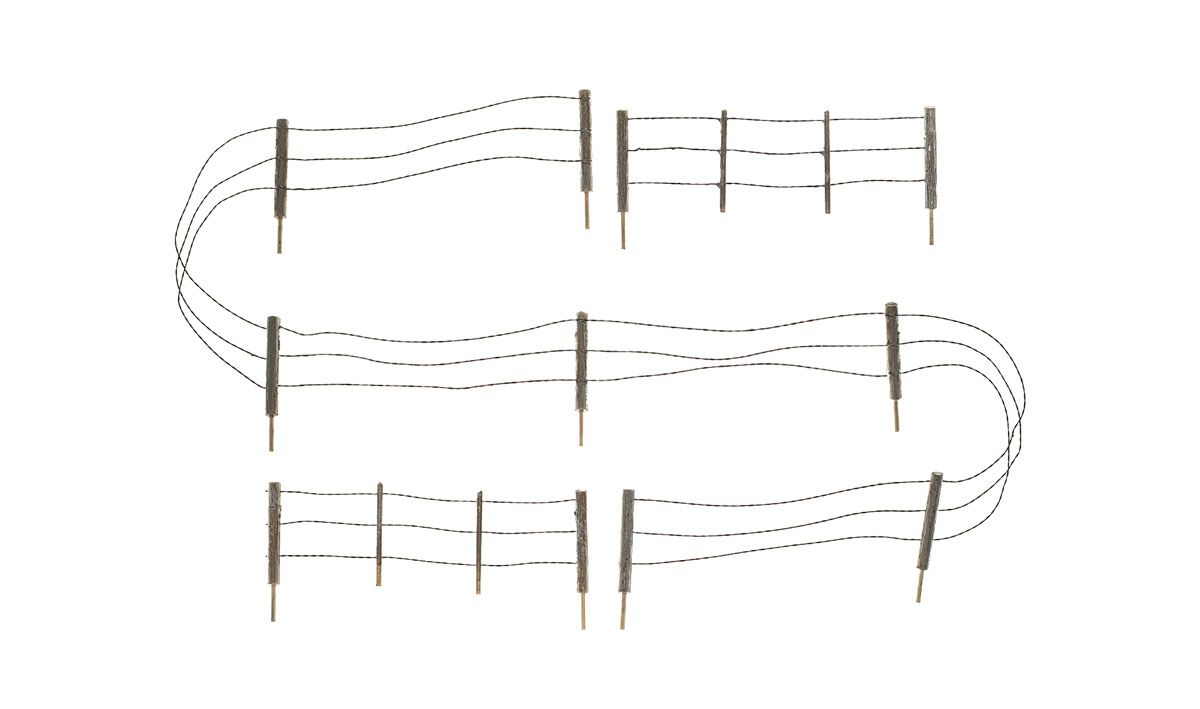 Minimal abstract diagram of curved dashed lines connecting vertical black bars on a white background