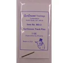 803-3 GarGraves Track Pins - 1oz. (Approximately 80 Pins)