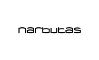 Black “narbuta” wordmark logo on a white background
