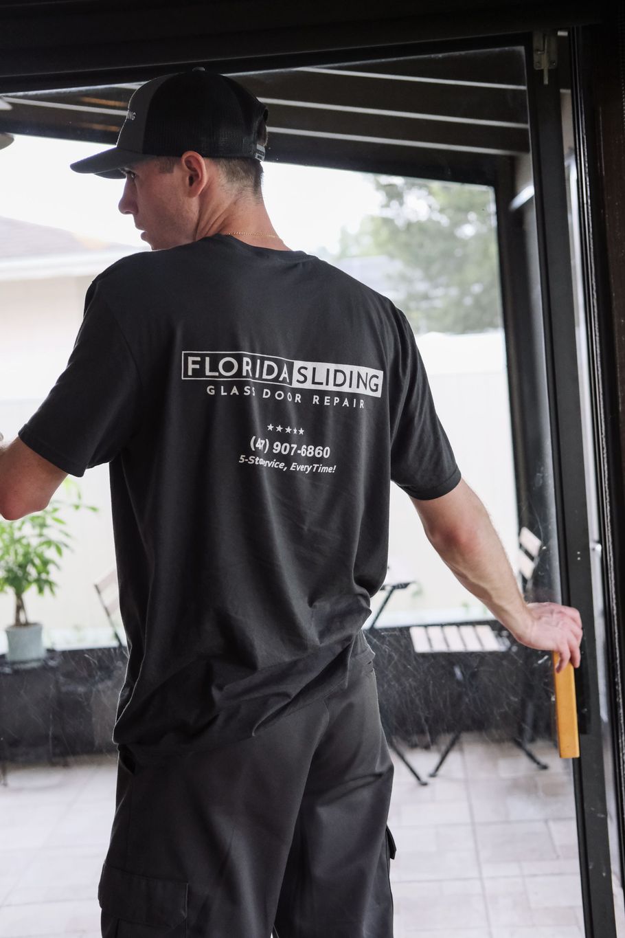 Sliding glass door repair and maintenance restoring easy function and reliable performance.