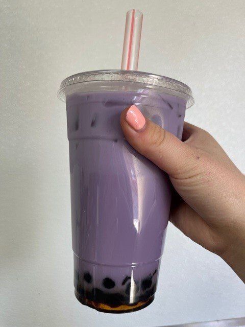 Violet Colored Boba Drink - Rock Springs, WY - Buddha’s Bar At The Sands