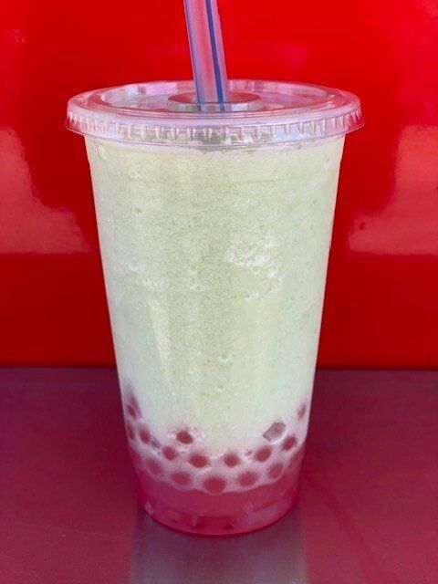 Green Colored Boba Drink - Rock Springs, WY - Buddha’s Bar At The Sands