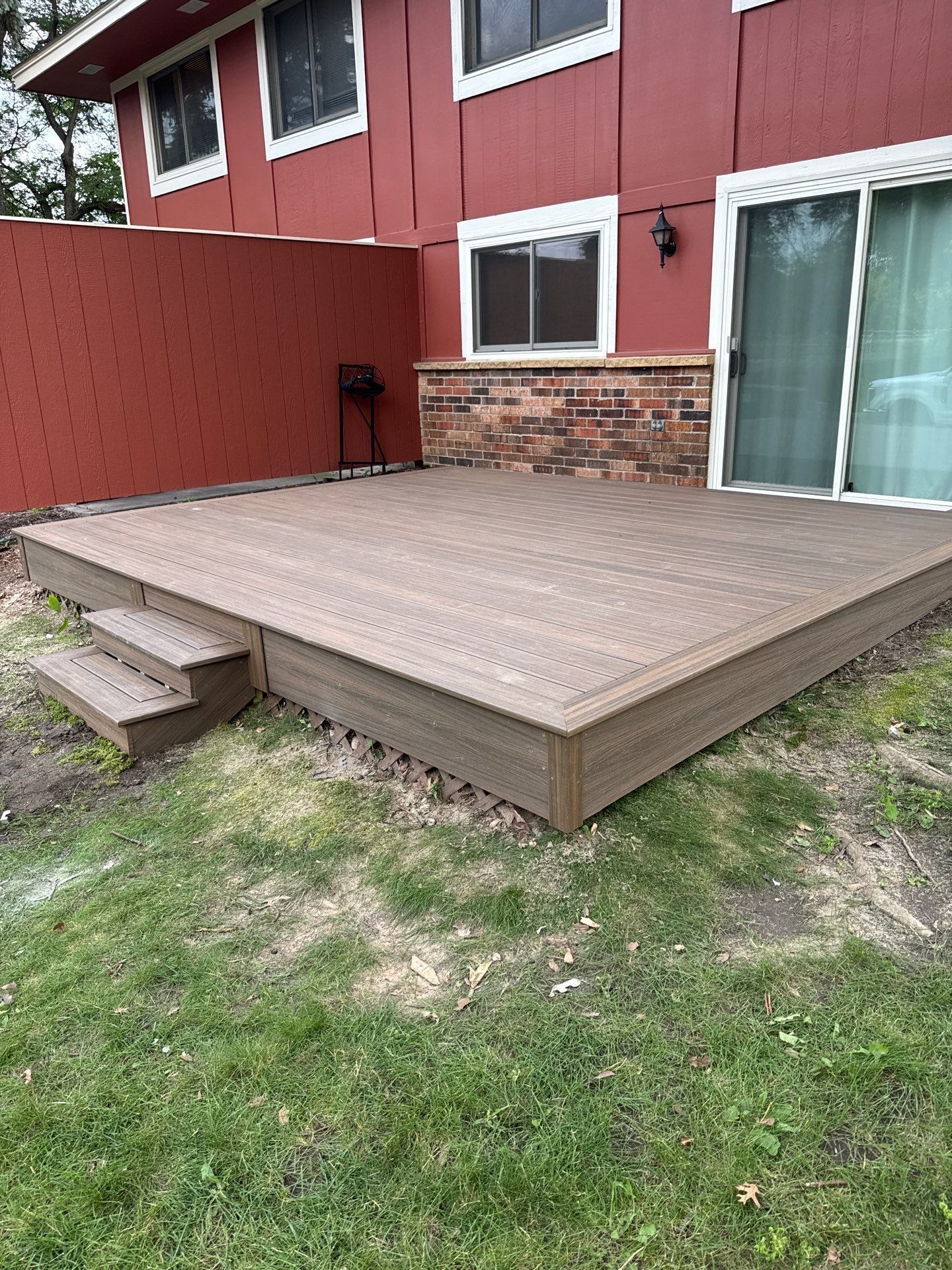 After maintenance-free AZEK deck Maple Grove MN