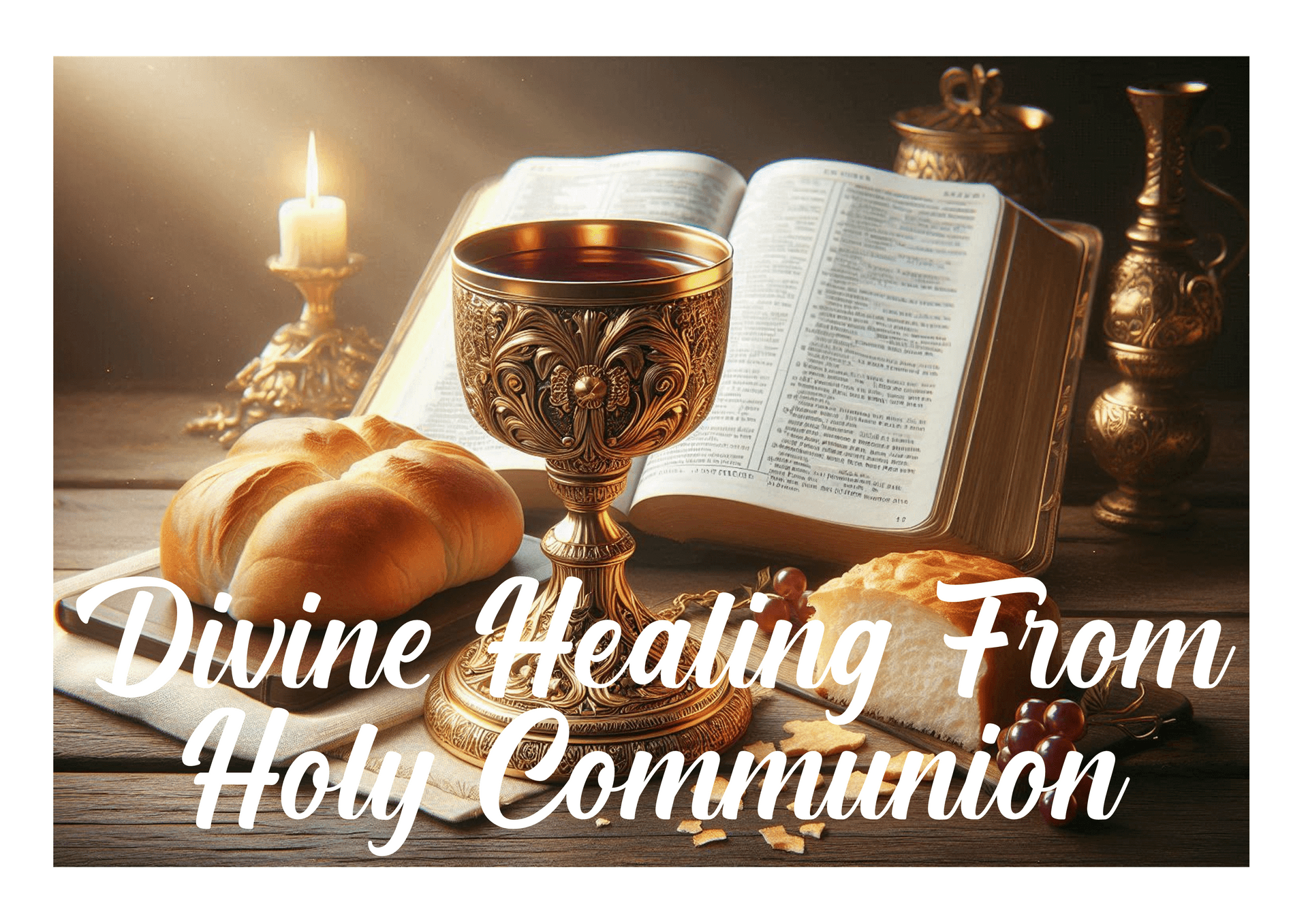 My Jesus
Joseph Prince
Divine Healing
Holy Communion