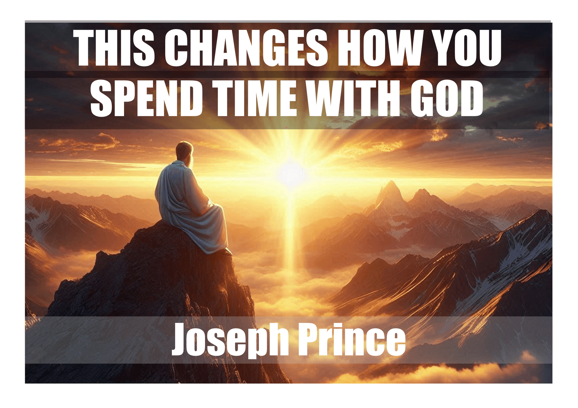 My Jesus
Joseph Prince
Spending Time with God
