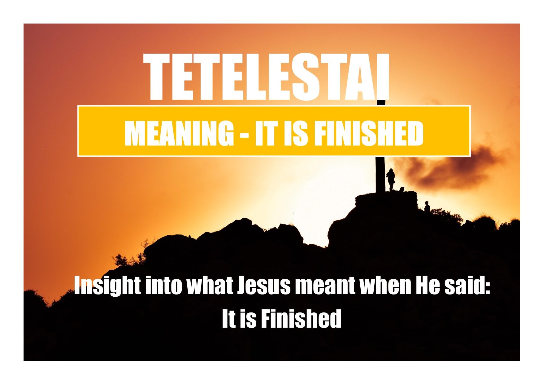 Tetelestai