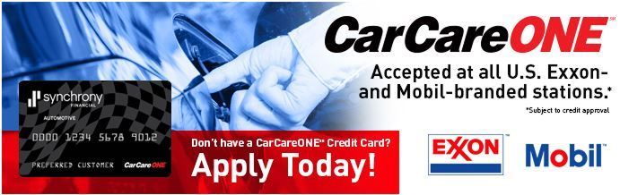 A car care one ad that says apply today | C & G Auto Center Inc
