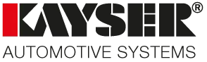 Logo for Kayser Automotive Systems, black text on white background with a red vertical rectangle.
