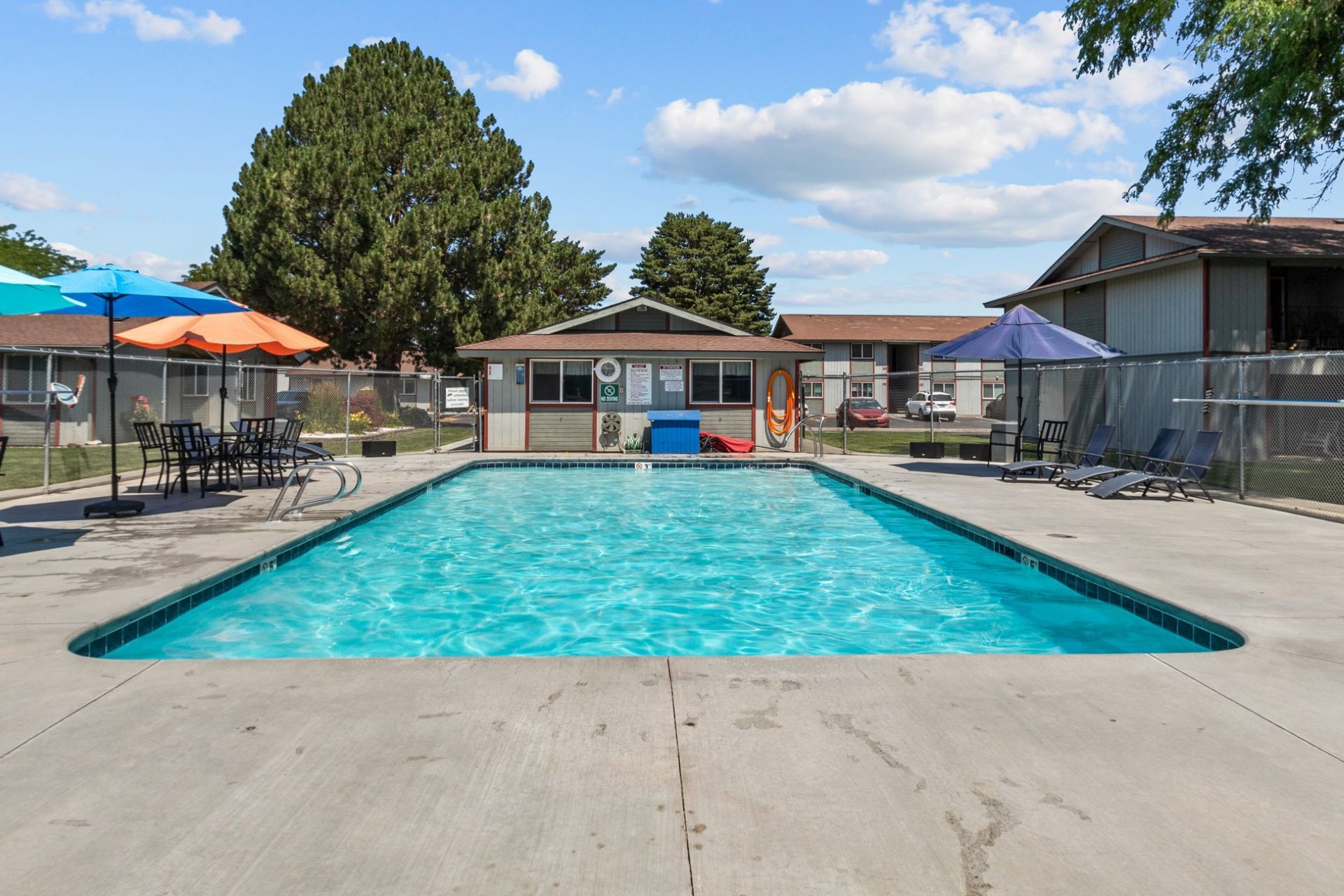 sparkling pool