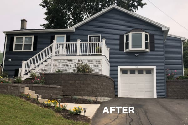 after new roof installed by Dave Miner