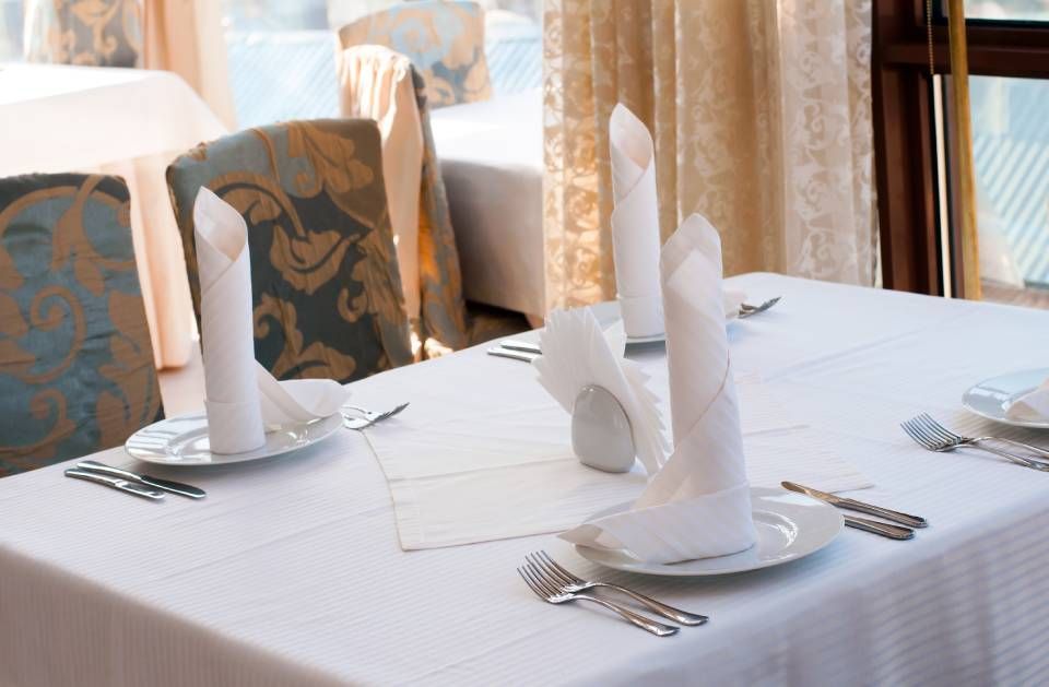 tavolo del ristorante per cerimonie a verona