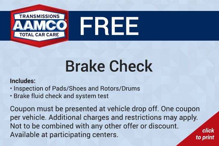 Brake check coupon