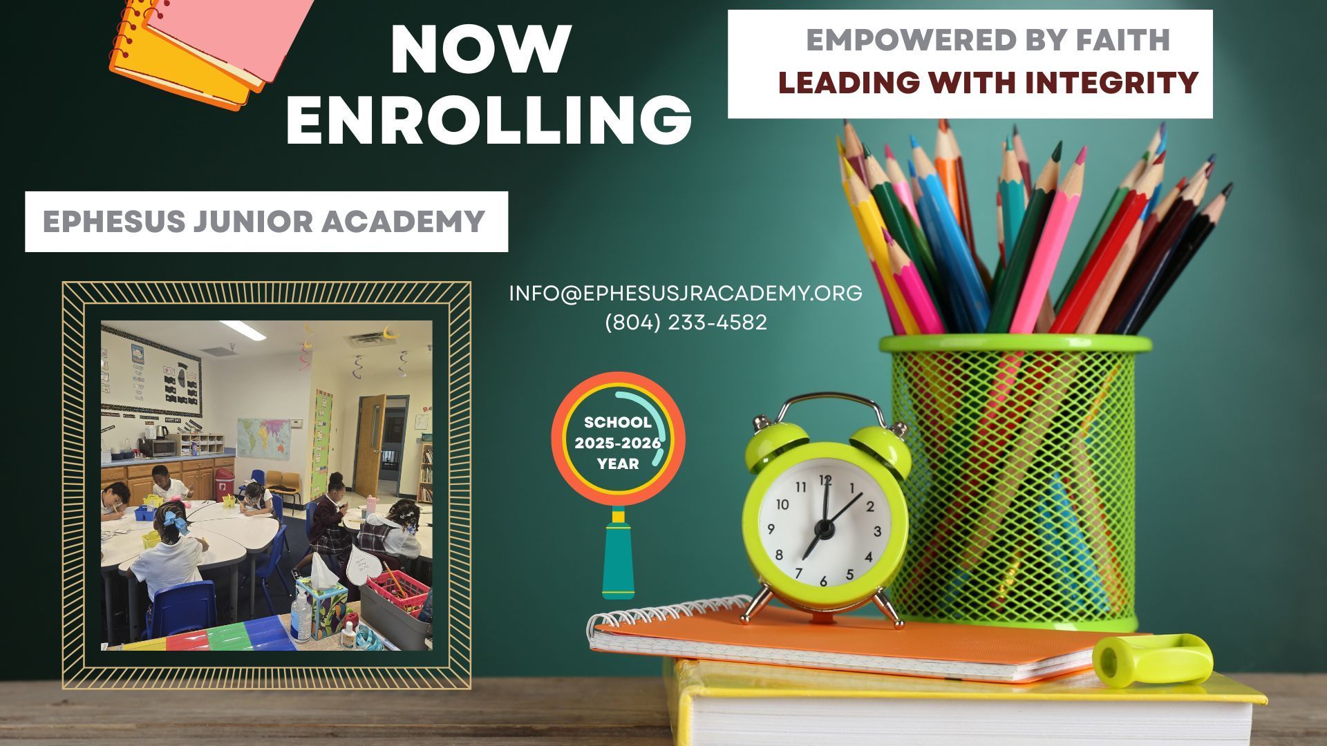 Enrolling banner