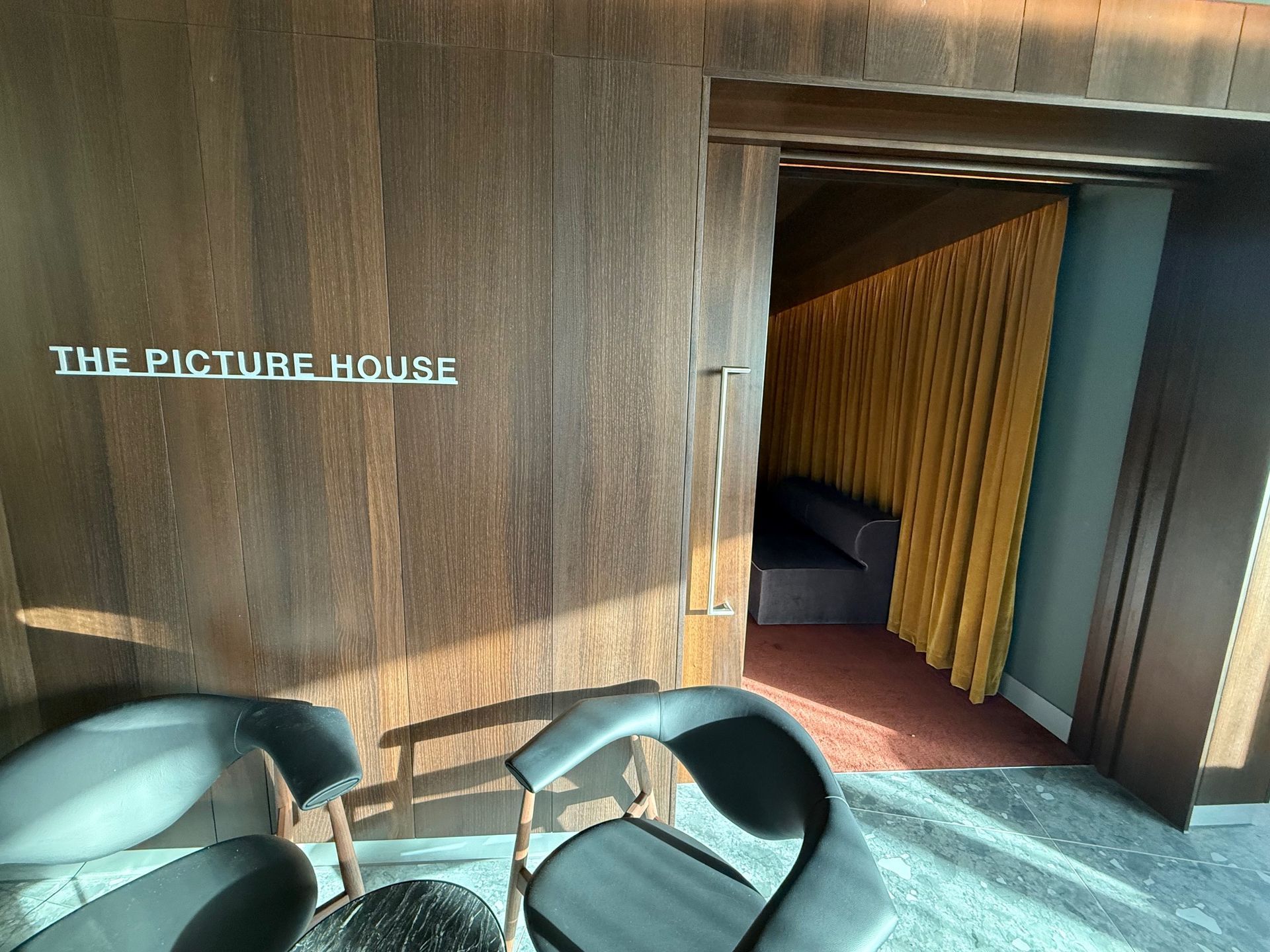 Entrance to a room labeled