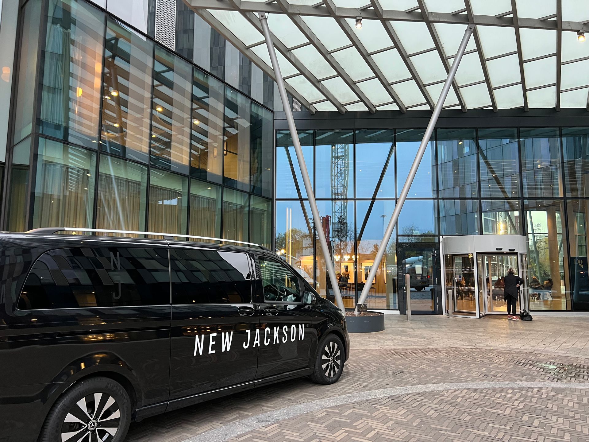 Black van,