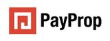 PayProp logo: Red square with a white symbol, next to black text that says PayProp.