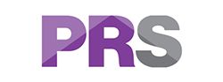 PRS logo in purple and gray.