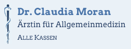 Dr. Claudia Moran, Ärztin für Allgemeinmedizin, 1230 Wien - Logo Tablet Menü