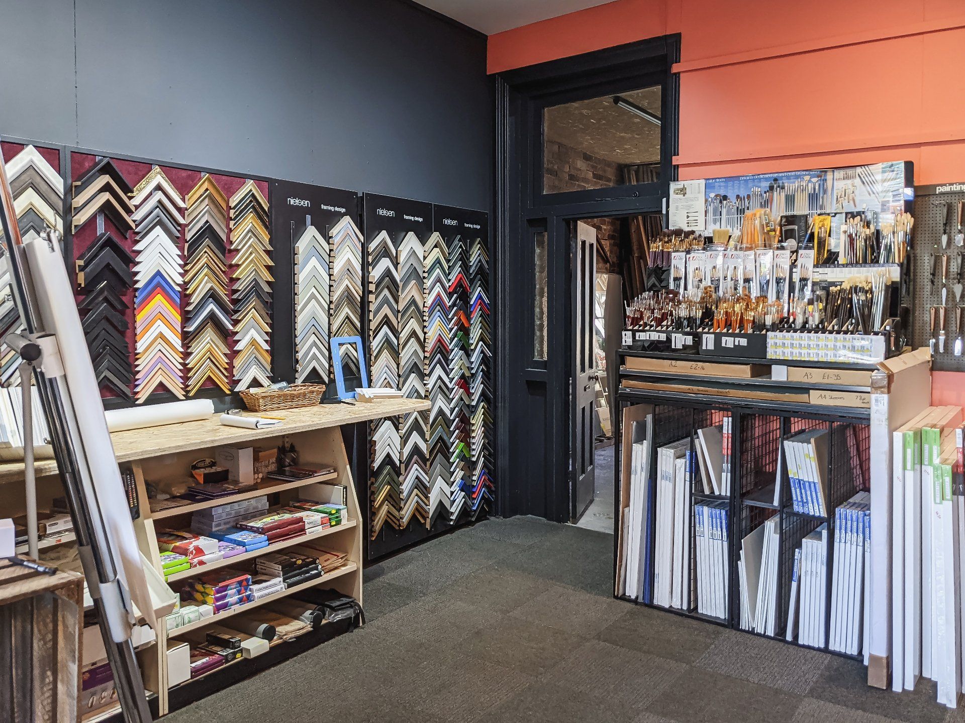 Frames stocked from a range of materials