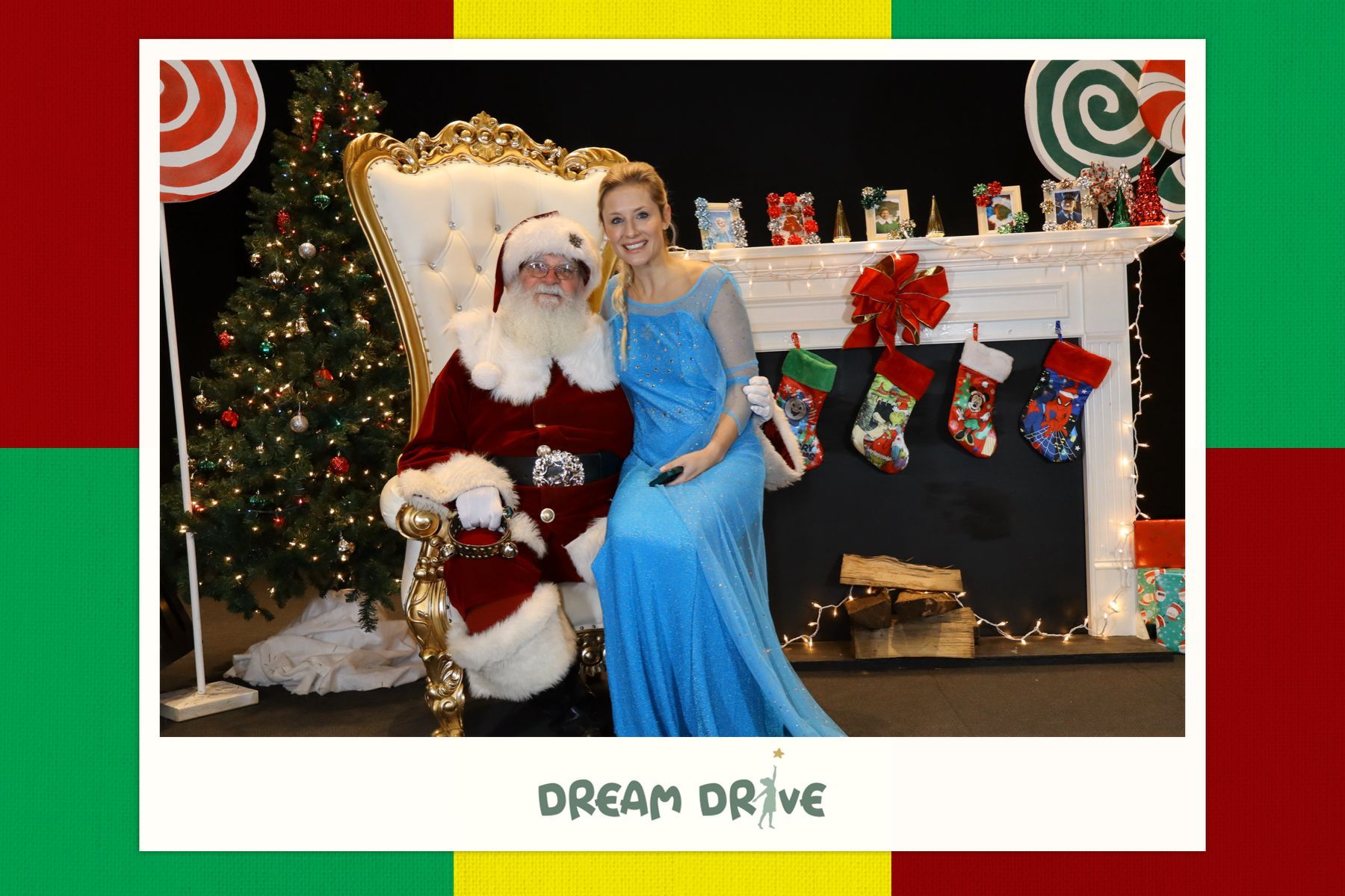 Photo Booth for pictures with Santa at Christ's Home Community Center in Warminster PA