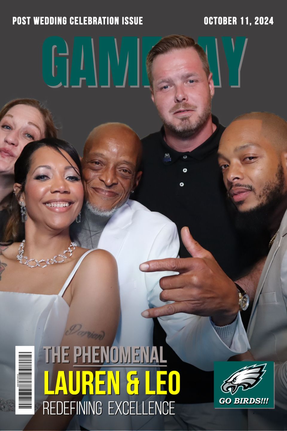 Magazine Photo Booth experience at William Penn Inn Gwynned, PA .