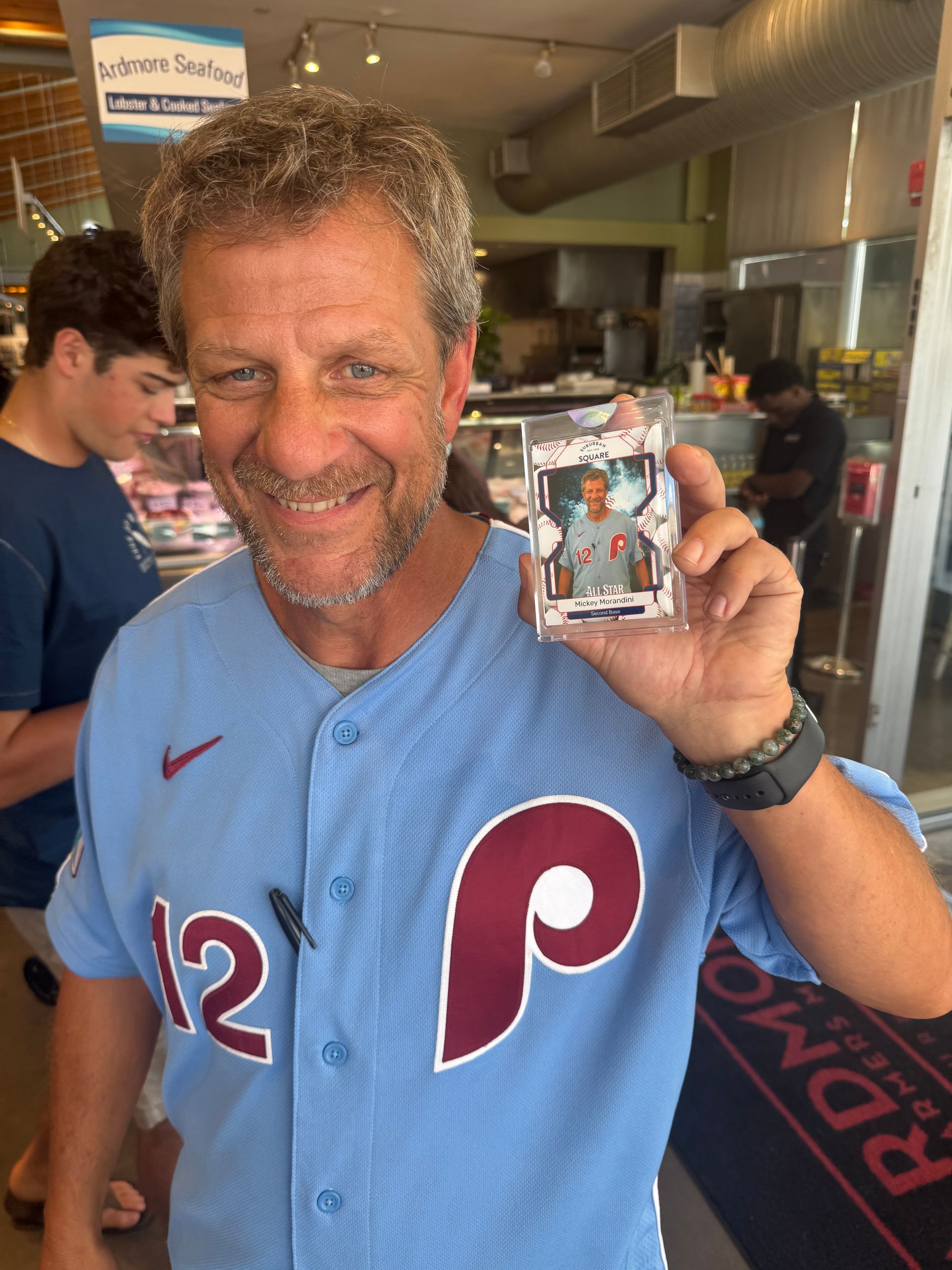 custom trading card experience in ardmore pa with mickey morandini