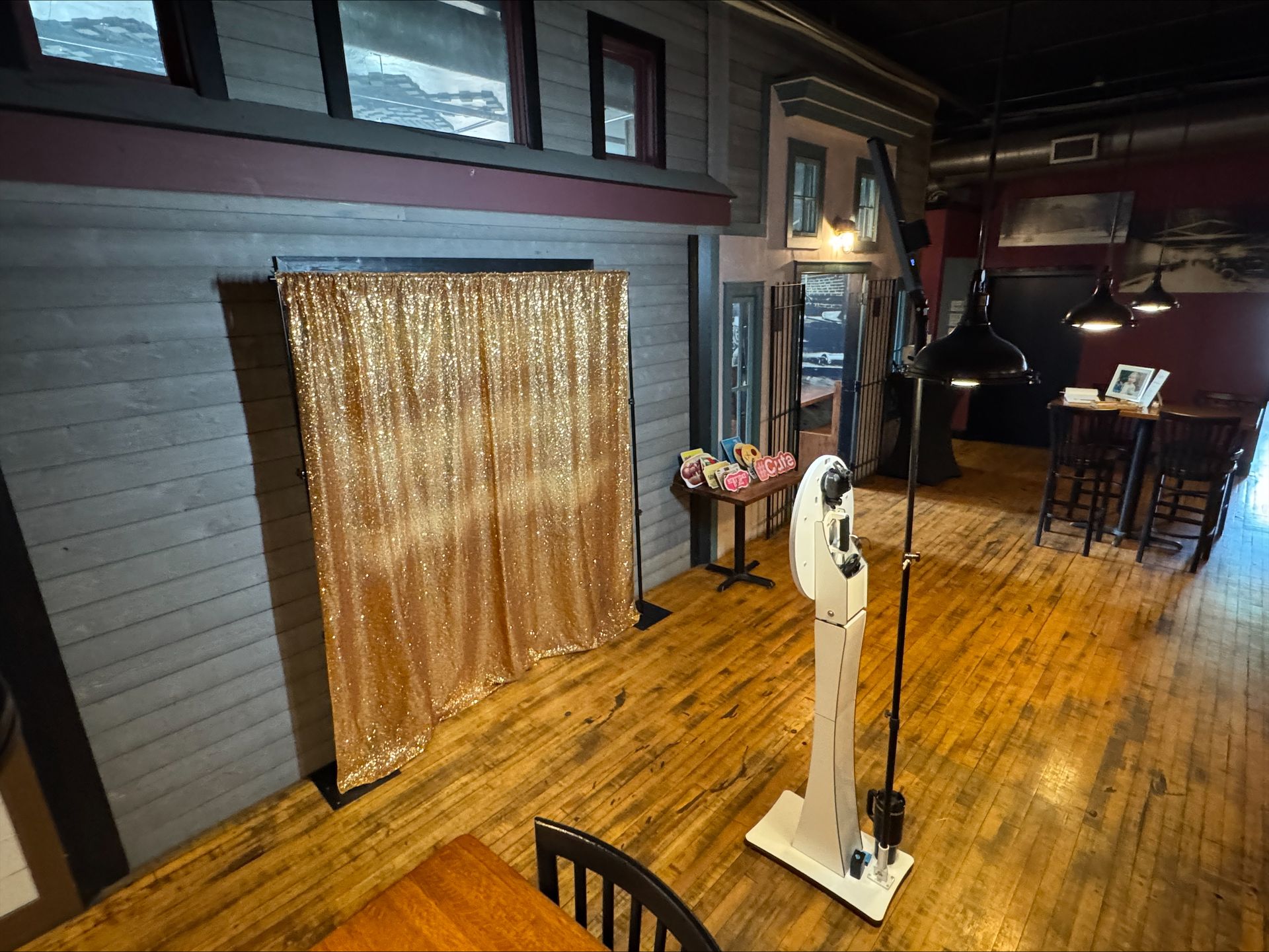 verna fern doylestown pa photo booth rental setup