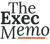 The Exec Memo: Black text logo with