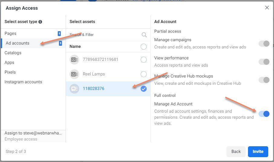 Adding an Account to Facebook / Meta Adding an Account to Facebook / Meta