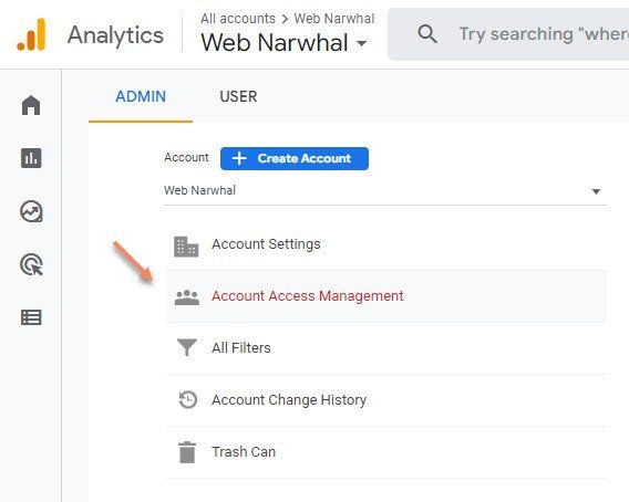 Adding a User to GA Adding a User to GA