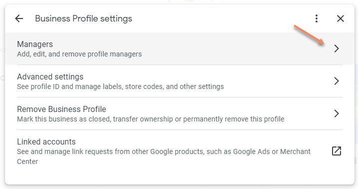 Adding an account to your Google Business Profile - Managers Adding an account to your Google Business Profile - Managers