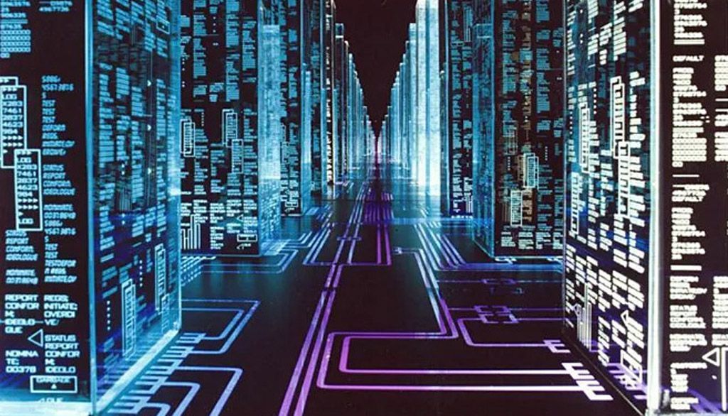 Choosing a hosting company blog post - represented by the server room from Hackers the movie.