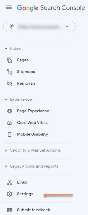 Adding an Account to Google Search Console