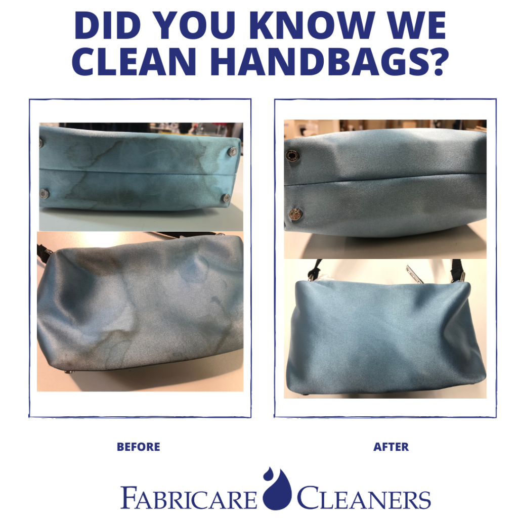 handbag cleaning before and after