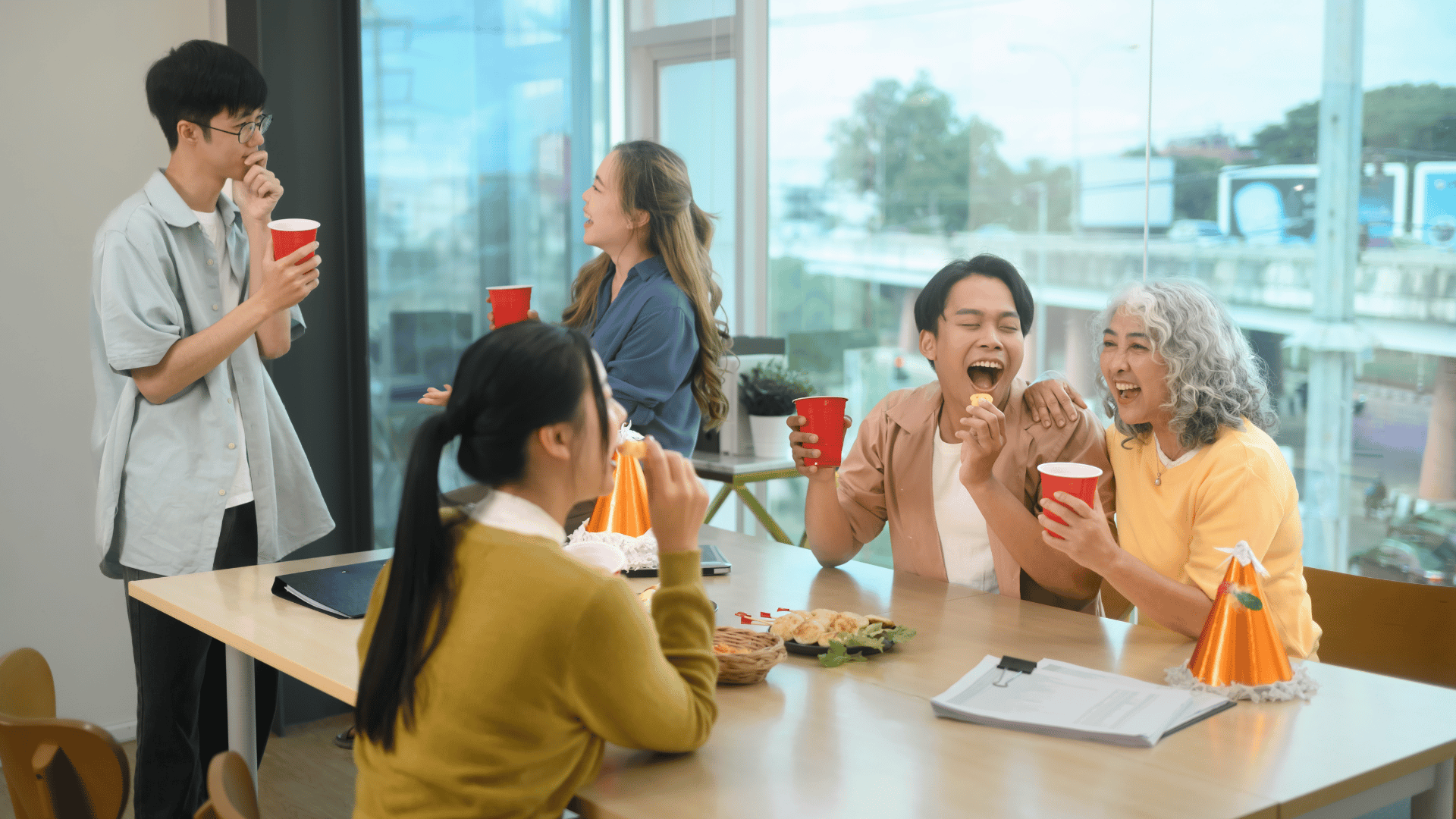Employee snack pantry and office coffee and snack service creating a productive workplace environment