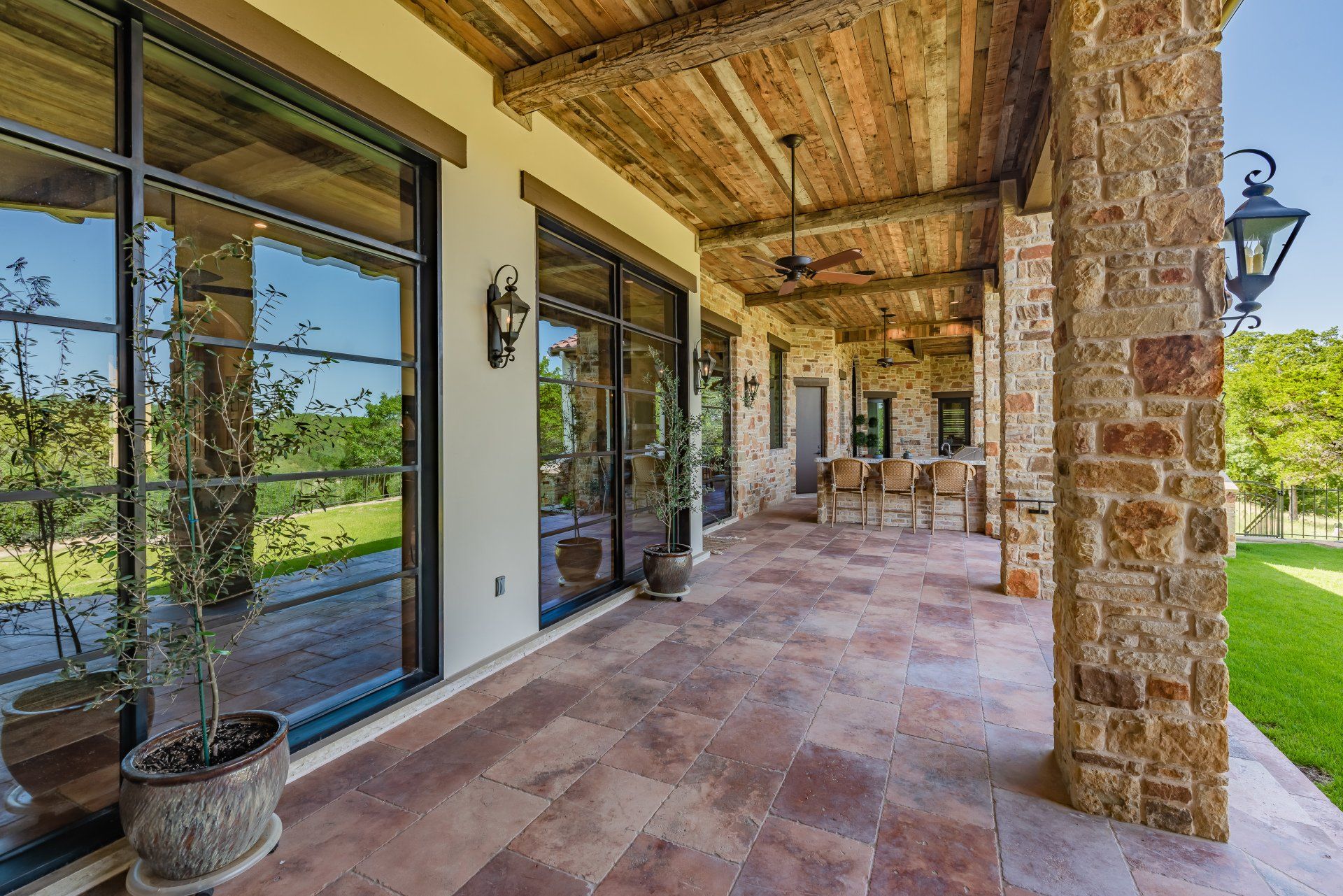 Camp Springs Outdoor Space | Long Custom Homes | Georgetown, TX 78628
