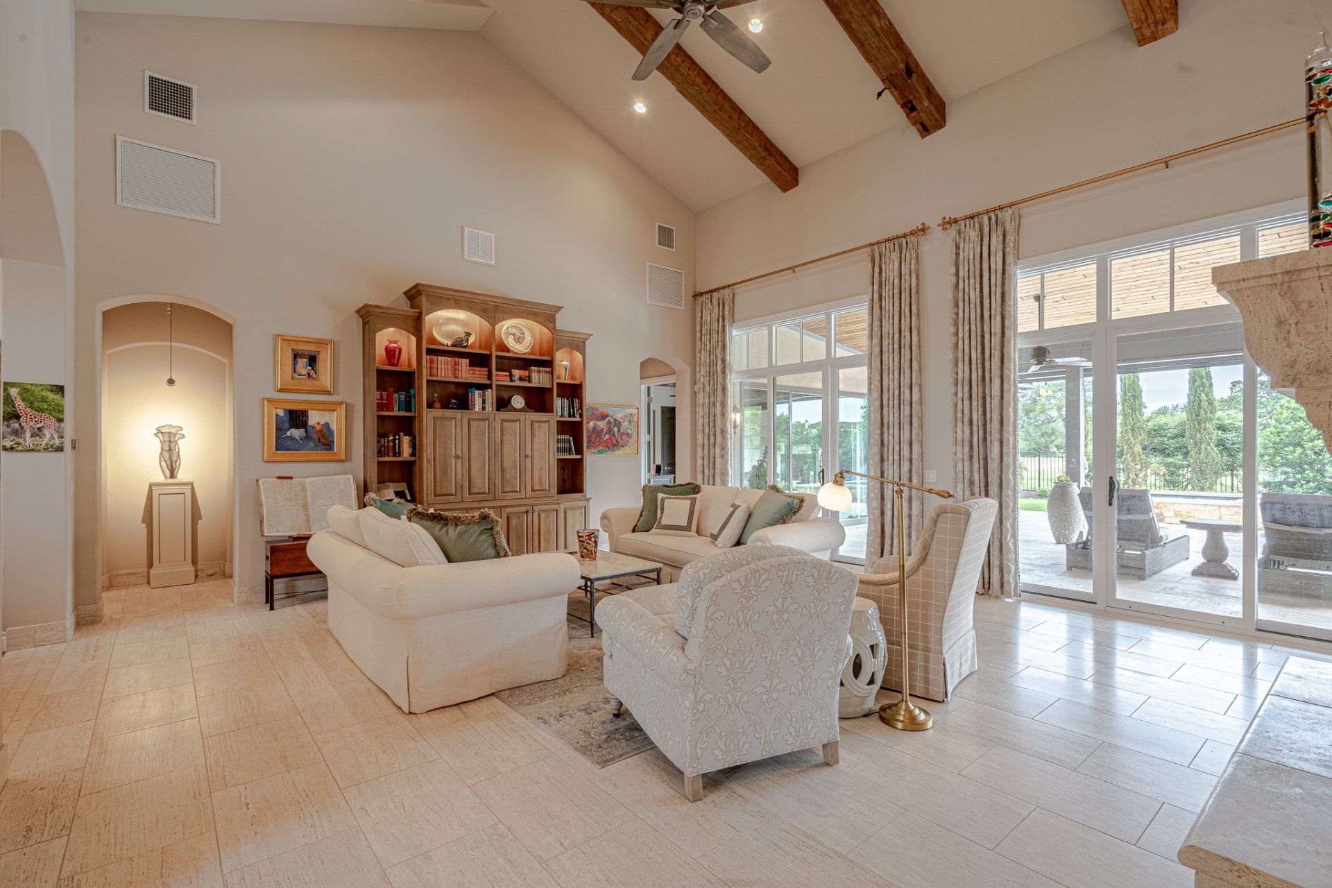 Sitting Room | Long Custom Homes | Georgetown, TX 78628