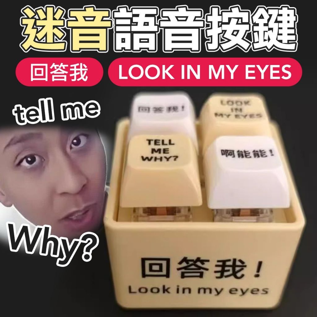 小紅書同款 回答我語音吊飾 會說話的鑰匙圈 回答我玩具 禮物 回答我按鍵 語音吊飾 送禮