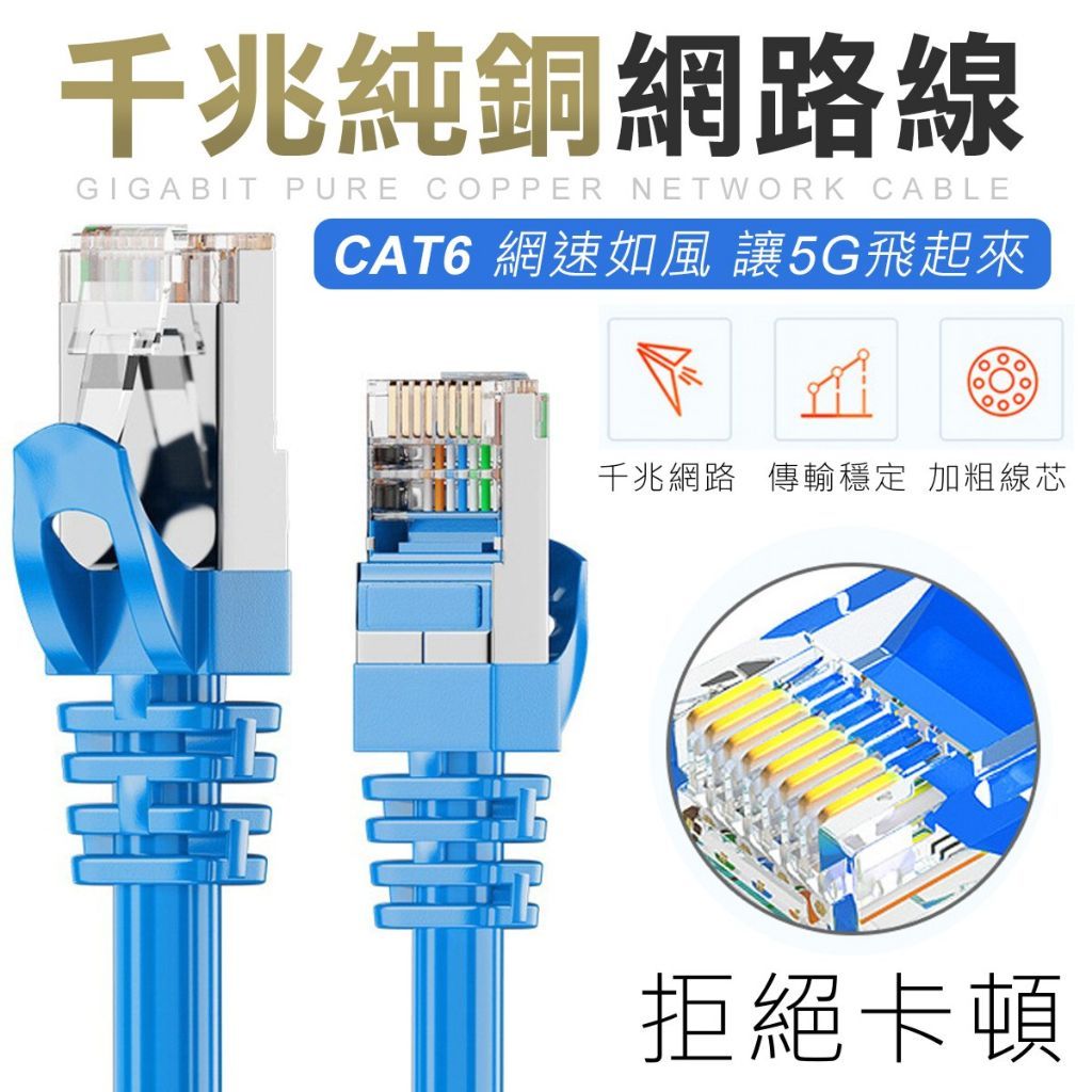 無氧純銅 千兆網路線 網路線 純銅網路線 ct6網路線 網線