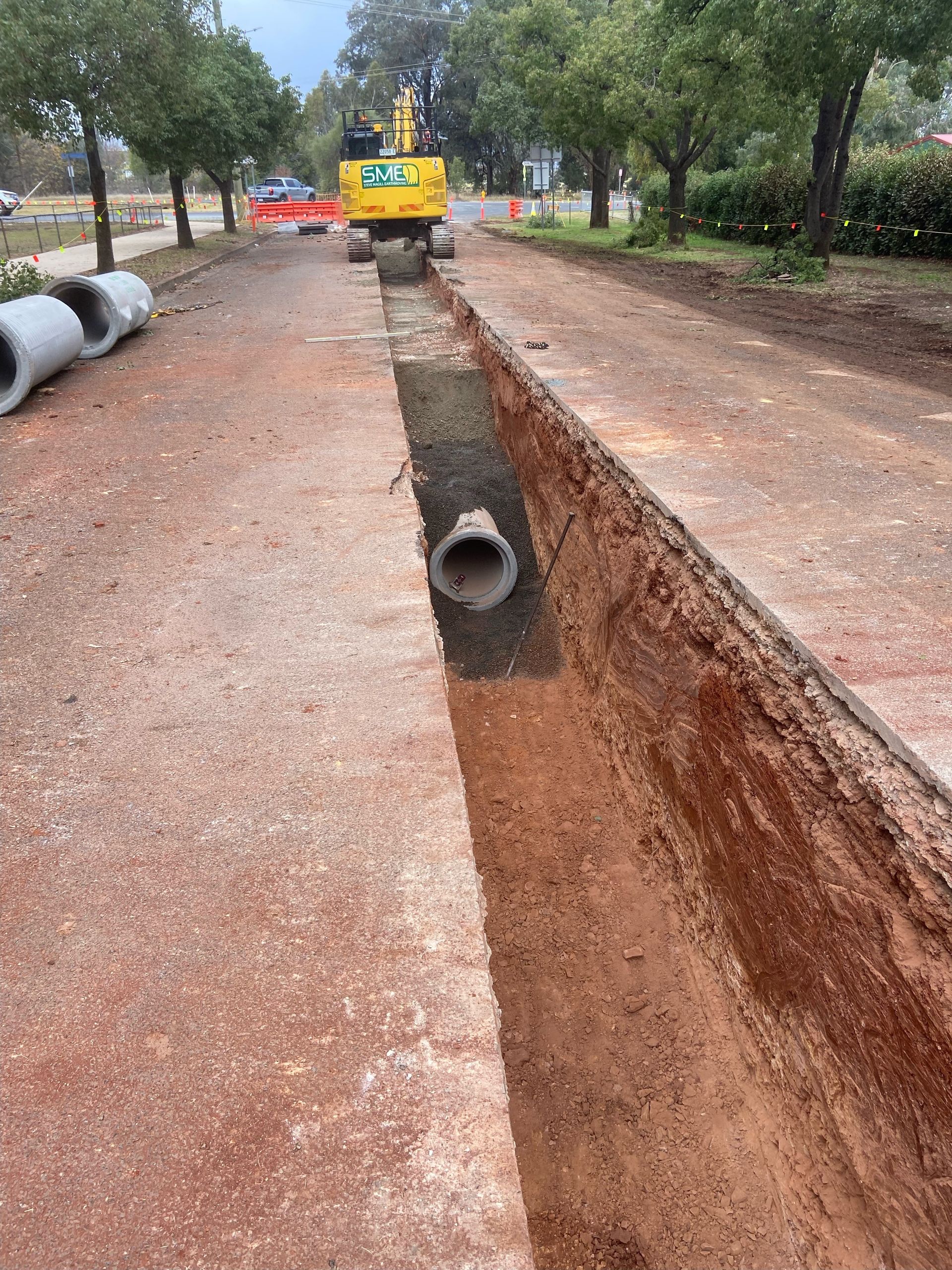 Drainage — Parkes, NSW — Steve Magill Earthmoving