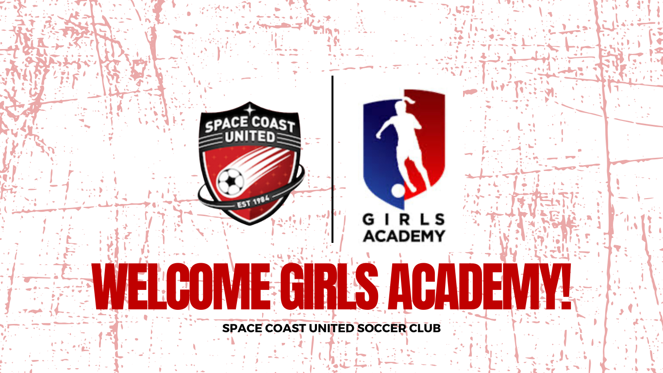 Poster for Space Coast United Soccer GA annoucement