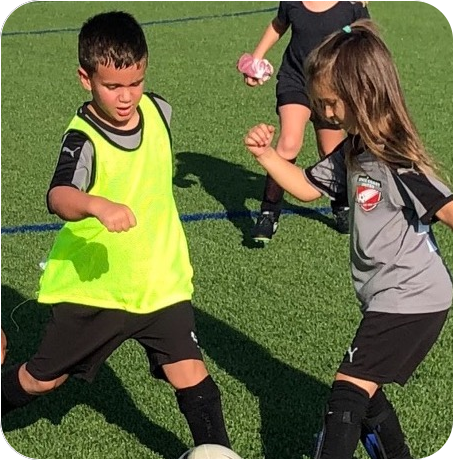 Youth players for Space Coast United Soccer