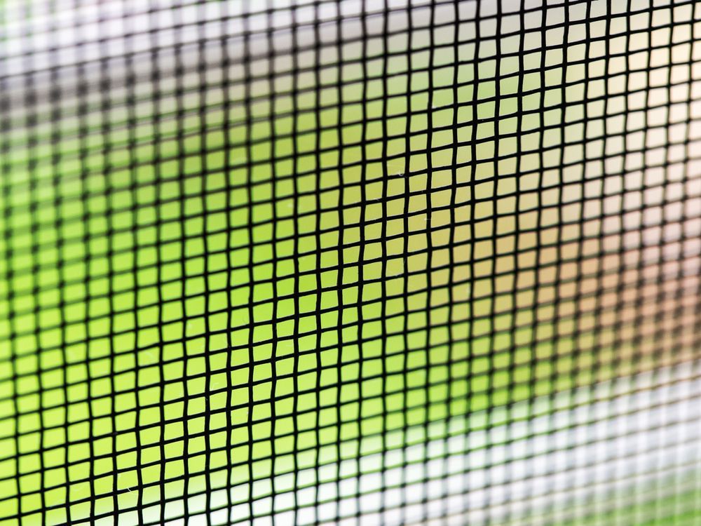 Angled View of a Black Window Screen Mesh — Australian Flyscreens & Security Doors in Teralba, NSW