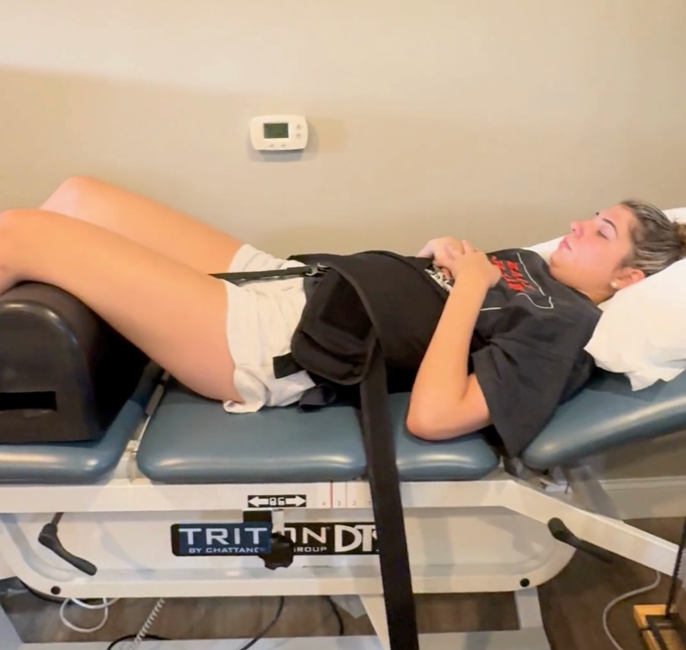 soccer player with knee injury