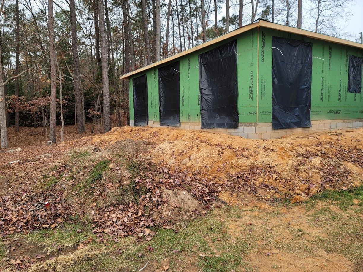 before image of a house front yard