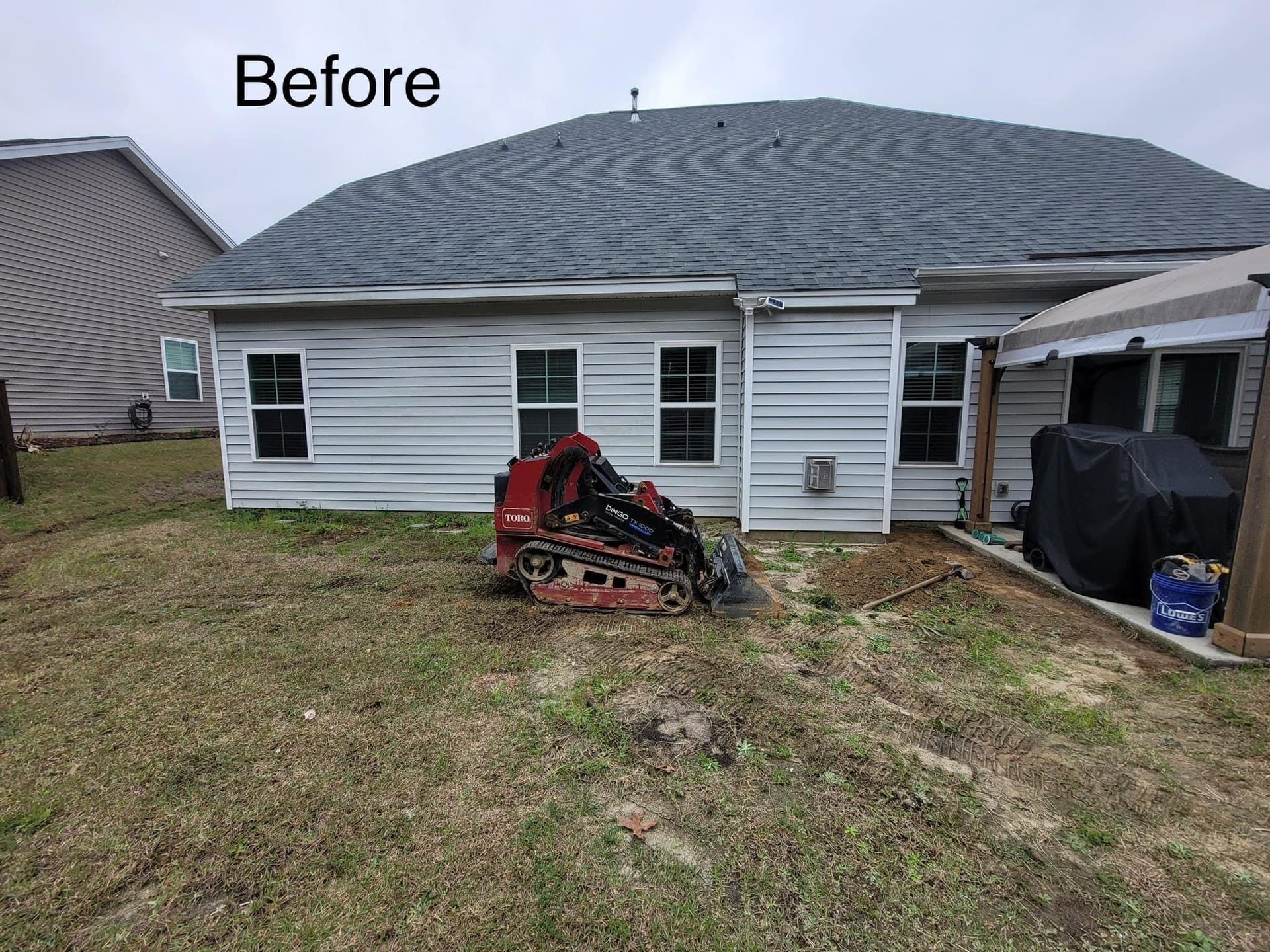 exterior view of a residential home