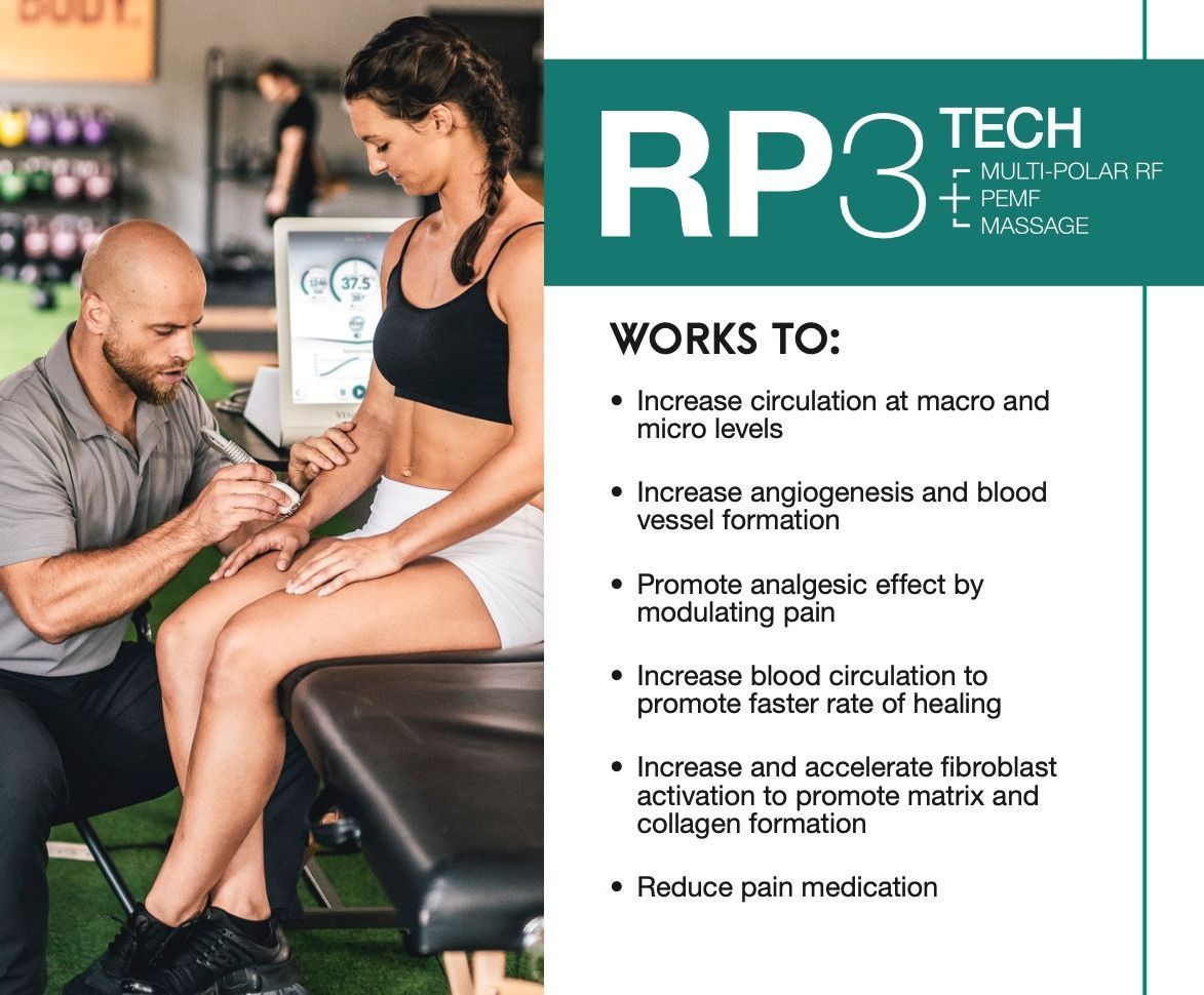A man is giving a woman a massage in a gym.