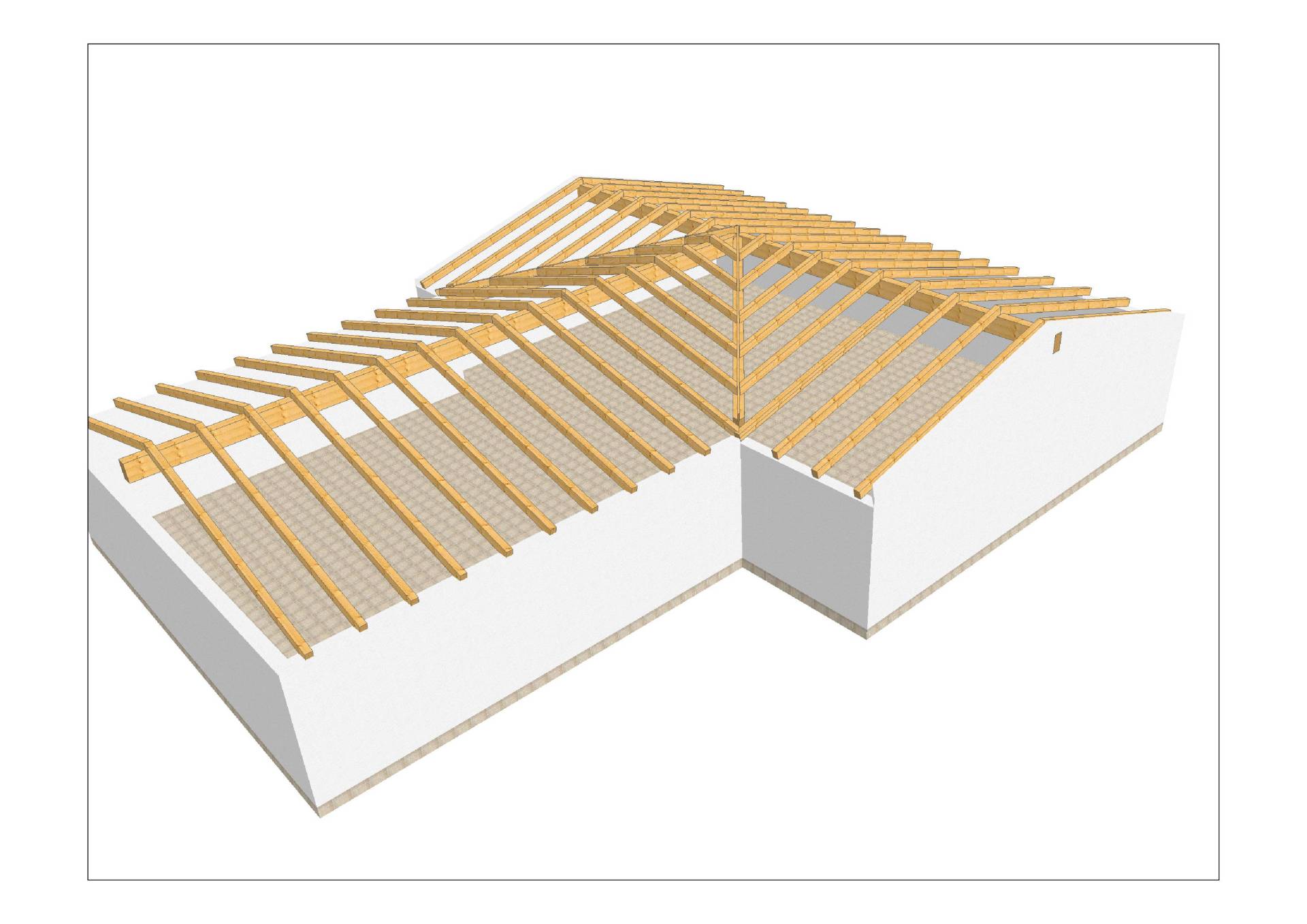 progetto tetto capriate legno